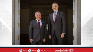 صورة العاهل الأردني يلتقي ملك إسبانيا في مدريد