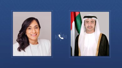 صورة عبدالله بن زايد ووزيرة خارجية كندا يبحثان هاتفيا العلاقات الثنائية بين البلدين
