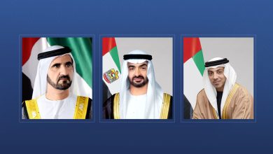 صورة رئيس الدولة ونائباه يهنئون قادة الدول العربية والإسلامية بعيد الأضحى المبارك