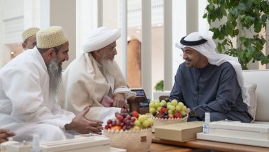 صورة رئيس الدولة يستقبل سلطان طائفة البهرة