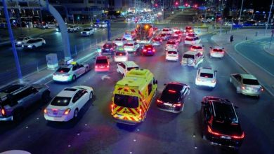 صورة 6 إرشادات لإخلاء الطريق داخل الدوارات وفي الازدحام