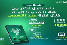 صورة شرطة دبي تستقبل 44 ألف مكالمة خلال عيد الأضحى المبارك