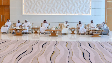 صورة عقد قران ولي عهد أم القيوين على كريمة محمد بن حمدان بن حمدان آل نهيان