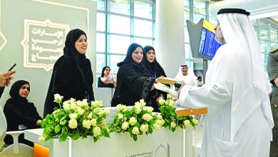 صورة «الشؤون الإسلامية» تستقبل حجاج الإمارات