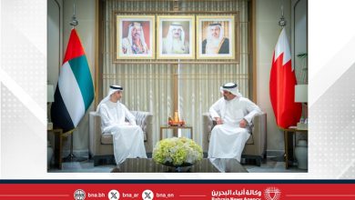 صورة العلاقات الأخوية التاريخية التي تجمع مملكة البحرين ودولة الإمارات العربية المتحدة تستند إلى أسسٍ متينة من التعاون والعمل المشترك