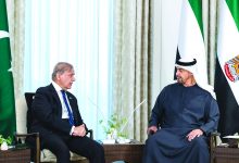 صورة رئيس الدولة ورئيس وزراء باكستان يبحثان علاقات التعاون بين البلدين
