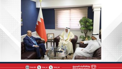 صورة محافظ الشمالية يستقبل السفير الفلسطيني بمناسبة انتهاء فترة عمله
