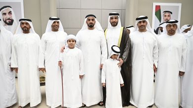 صورة سيف بن زايد يحضر أفراح الشريفي والعميمي