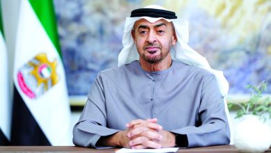 صورة رئيس الدولة والرئيس القبرصي يؤكدان أهمية تكثيف الجهود لتجنب اتساع الصراع في المنطقة