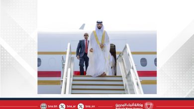 صورة يترأس وفد مملكة البحرين في منتدى سانت بطرسبرغ الاقتصادي الدولي.. سمو الشيخ ناصر بن حمد آل خليفة يصل إلى روسيا