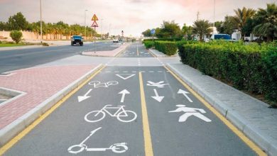 صورة 560 كم إجمالي أطوال مسارات الدراجات الهوائية في دبي