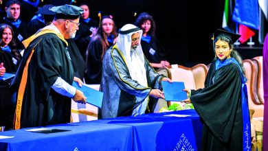 صورة سلطان القاسمي يشهد تخريج الدفعة الثالثة من طلبة أكاديمية الشارقة للفنون الأدائية