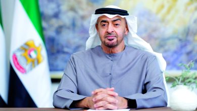 صورة رئيس الدولة وأميرا قطر والكويت وولي عهد السعودية يبحثون هاتفياً التطورات في المنطقة