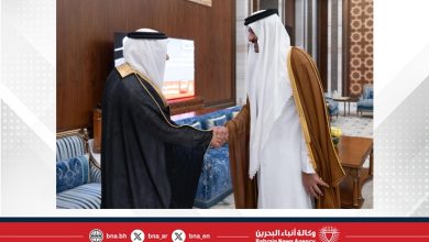 صورة سمو أمير دولة قطر يستقبل وزراء خارجية دول مجلس التعاون لدول الخليج العربية