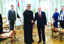 صورة ولي عهد أبوظبي يلتقي الرئيس الروسي في العاصمة البيلاروسية مينسك