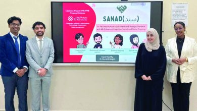 صورة «سَنَد».. طلبة في جامعة أبوظبي يطورون تطبيقاً ذكياً لدعم أطفال التوحّد