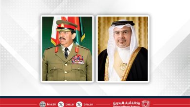 صورة سمو ولي العهد نائب القائد الأعلى للقوات المسلحة رئيس مجلس الوزراء يتلقى برقية تهنئة من القائد العام لقوة دفاع البحرين