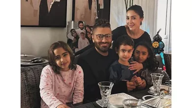 صورة نجل تامر حسني وبسمة بوسيل يتعرض لوعكة صحية (صورة)