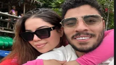 صورة “راجلي”.. زوجة أكرم توفيق الثانية تعلق على انتقاله للشمال القطري