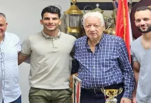صورة مرتضى منصور يعقد مؤتمرًا صحفيًا بخصوص رحيل زيزو للأهلي