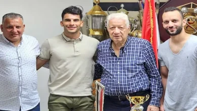 صورة مرتضى منصور يعقد مؤتمرًا صحفيًا بخصوص رحيل زيزو للأهلي
