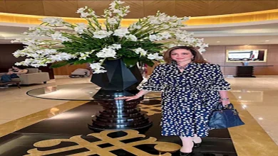 صورة بالصور.. إلهام شاهين تلتقي قرينة الرئيس العراقي