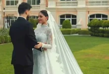 صورة جمالها رهيب.. 7 صور لإطلالة شيرين بيوتي تخطف الأنظار في حفل زفافها