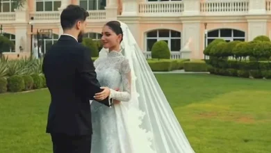 صورة جمالها رهيب.. 7 صور لإطلالة شيرين بيوتي تخطف الأنظار في حفل زفافها