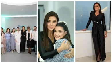 صورة رضوى الشربيني توجه رسالة لـ شام الذهبي بعد افتتاح عيادتها الجديدة