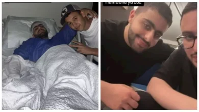 صورة نقل نجل أحمد السقا للمستشفى بعد تعرضه لوعكة صحية