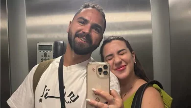 صورة أحدث ظهور لـ أسما شريف منير وزوجها والجمهور يعلق (صورة)