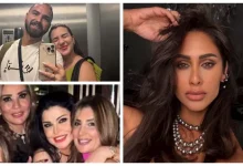صورة “سيلفي” أسما منير وزوجها وبوسي بإطلالة جريئة.. لقطات نجوم الفن