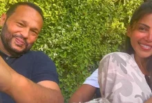 صورة “أنا ورور”.. رجل الأعمال محمد حلاوة ينشر صورة مع زوجته ريهام حجاج