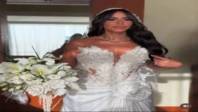 صورة زوجها ووالدها يقبلان رأسها ويدها.. صور من حفل زفاف ابنة ماجد المصري