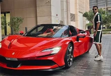 صورة محمد سامي ينشر صورة بجوار سيارة فارهة