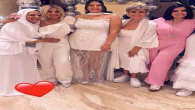 صورة بالصور.. مفيدة شيحة تحتفل بحنة ابنتها بحضور إعلاميات