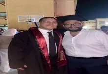 صورة أحمد رزق يحتفل بتخرج نجله من المدرسة.. وإيمان العاصي تعلق (صورة)