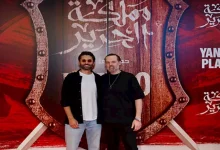 صورة بالصور| كريم محمود عبدالعزيز وأسماء أبو اليزيد وأحمد غزي في العرض الخا