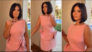 صورة منى زكي تخطف الأنظار بفستان قصير- لن تتوقع سعره (صور)