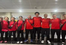 صورة منتخب الريشة الطائرة الهوائية يغادر إلى غانا للمشاركة في بطولة إفريقيا