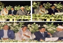 صورة الصور الأولى من عقد قران حفيد الزعيم عادل إمام