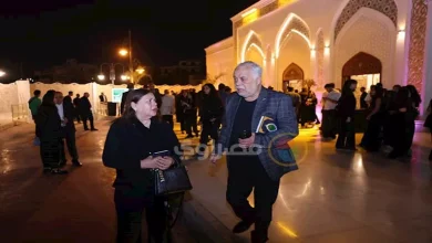 صورة أشرف زكي ومصطفى شعبان.. نجوم الفن في عزاء والدة عمرو الجنايني