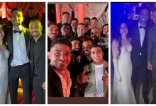 صورة بحضور نجوم الأهلي.. طاهر محمد طاهر يحتفل بحفل زفافه