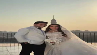 صورة الصور الأولى من حفل زفاف محمد شاهين والمنتجة رشا الظنحاني