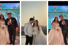 صورة حماقي وبوسي يحييان حفل زفاف محمد شاهين ورشا الظنحاني