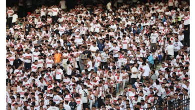 صورة جماهير الزمالك تتوافد على مدرجات ستاد القاهرة لدعم الفريق في نهائي الك
