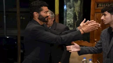 صورة بالصور- خالد النبوي يقدم واجب العزاء في الفنانة سميحة أيوب