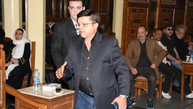 صورة هنيدي ومحمود سعد وفيفي عبده..النجوم في عزاء سميحة أيوب