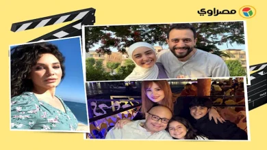 صورة ياسمين عبدالعزيز بالحجاب وحسن أبو الروس بملابس الإحرام.. لقطات النجوم