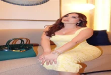 صورة بالصور- نسرين طافش تستعرض جمالها وتخفي ملامح زوجها في أحدث ظهور